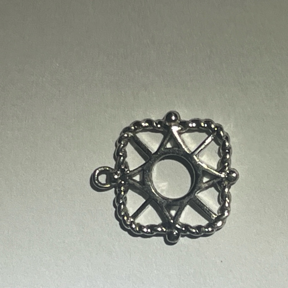 Silver Geometric Pendant